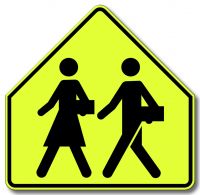 Début d'une zone scolaire