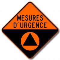 Signaux avancés de travaux, mesures d'urgence