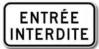 Entrée interdite
