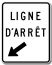 Ligne d'arrêt