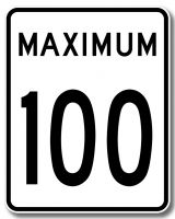 Limite de vitesse (100)