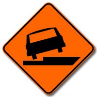 Accotement surbaissé