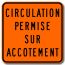 Circulation temporaire sur accotement