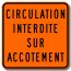 Circulation temporaire sur accotement