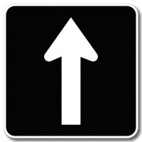 Direction des voies, aller tout droit