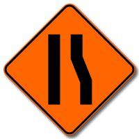 Chaussées rétrécies