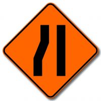 Chaussées rétrécies