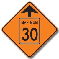Signal avancé de limite de vitesse (30) 