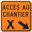 Accès au chantier 