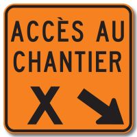 Accès au chantier 