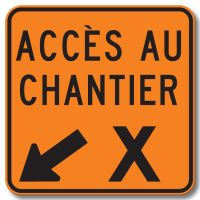Accès au chantier 
