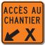 Accès au chantier 