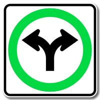 Obligation de tourner à droite ou à gauche