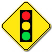 Signal avancé de feux de circulation  