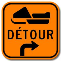 Détour avancé à droite