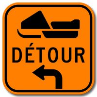 Détour avancé à gauche