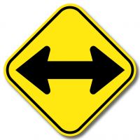 Flèche bidirectionnelle