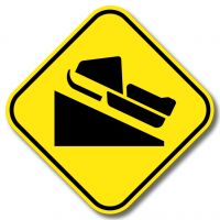 Pente raide pour motoneige