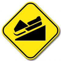 Pente raide pour motoneige