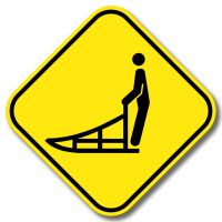 Passage pour traîneaux à chiens