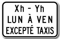 Obligation ou interdiction (durée limité ou exception)