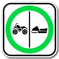 Trajet obligatoire séparés pour VTT et motoneiges 