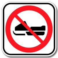 Accès interdit aux motoneiges