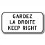Gardez la droite
