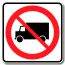 Accès interdit aux camions