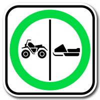 Trajet obligatoires séparés pour VTT et motoneiges 