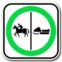 Trajet obligatoires séparés pour cavaliers et motoneiges