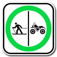 Trajets obligatoires séparés pour skieurs et VTT