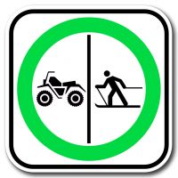 Trajet obligatoires séparés pour VTT et skieurs