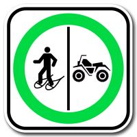 Trajets obligatoires séparés pour raquetteurs et VTT