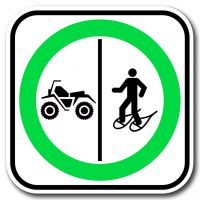 Trajets obligatoires séparés pour VTT et raquetteurs 