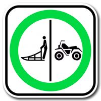 Trajets obligatoires séparés pour traîneaux et VTT