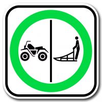 Trajets obligatoires séparés pour VTT et traîneaux