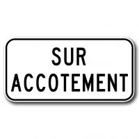 Sur accotement