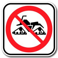 Accès interdits aux chenilles