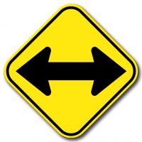 Flèche bidirectionnelle