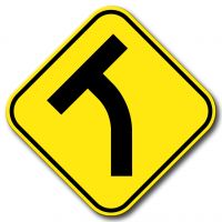 Intersection en T dans une courbe