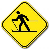 Passage pour skieurs de fond 