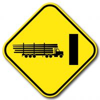 Sortie de véhicule lourd