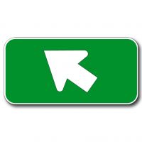 Flèche oblique gauche