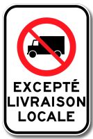 Accès interdit aux camions