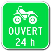 Sentiers ouverts 24 heures