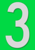 Chiffre de remplacement pour Modèle 1, fond vert