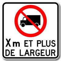 Accès interdit aux camions