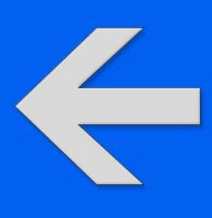 Flèche de remplacement pour Modèle 3, fond bleu