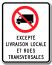 Accès interdit aux camions